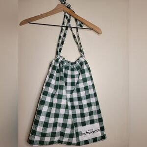 Little Cottonwood gingham satchel